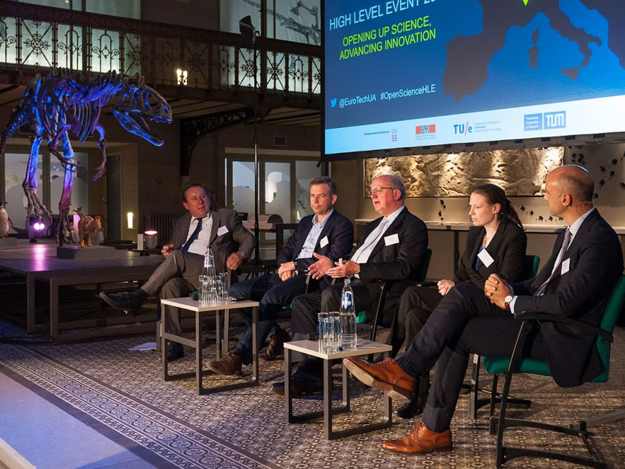 Diskussion der EuroTech Universities im Royal Belgian Institute of Natural Sciences.