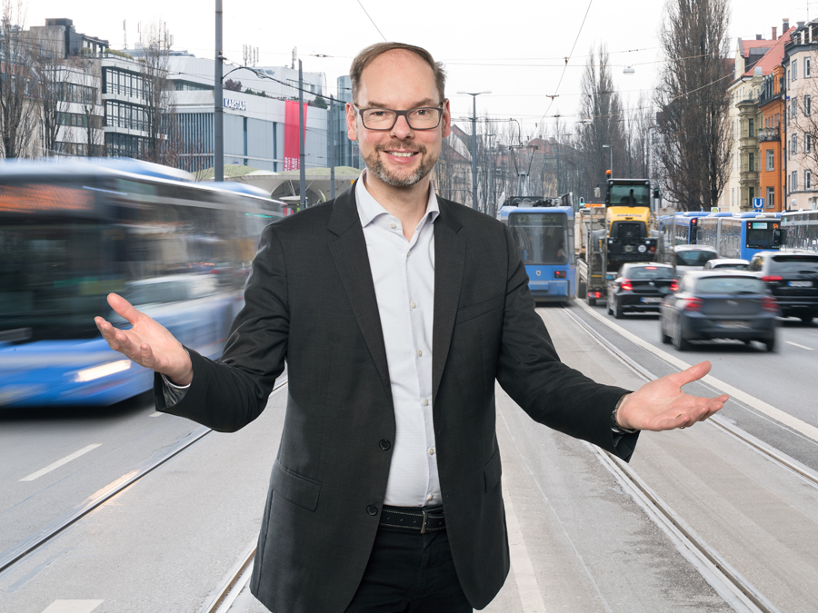 Gebhardt Wulfhorst, Professor for Urban Structure and Transport Planning. (image: Benz / TUM) Gebhardt Wulfhorst, Professor for Urban Structure and Transport Planning.