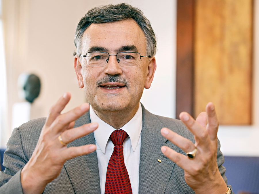 TUM President Wolfgang A. Herrmann wants to strengthen the German science system. (Image: A. Heddergott / TUM)