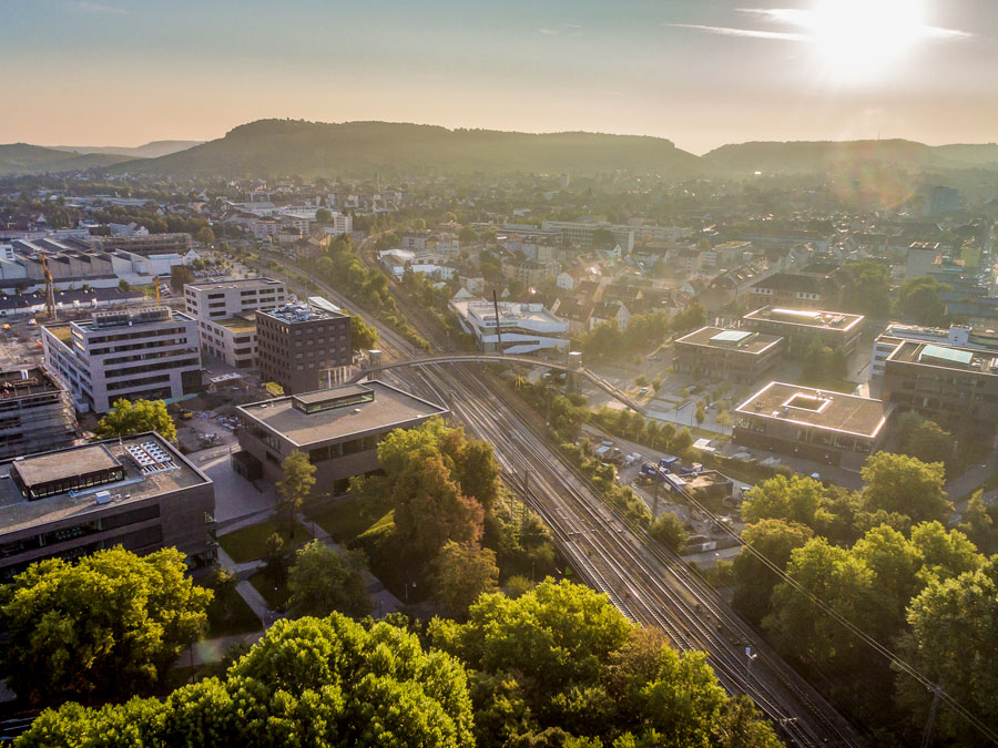 Blick auf den Heilbronner Bildungscampus. (Bild: Magmell / DSS)