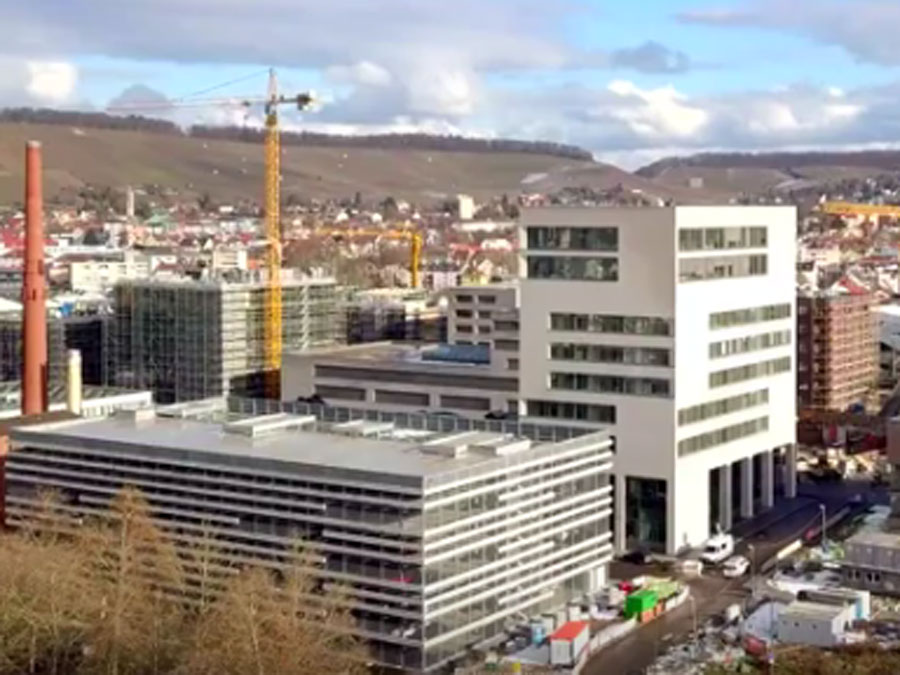 View onto the Heilbronn educational campus