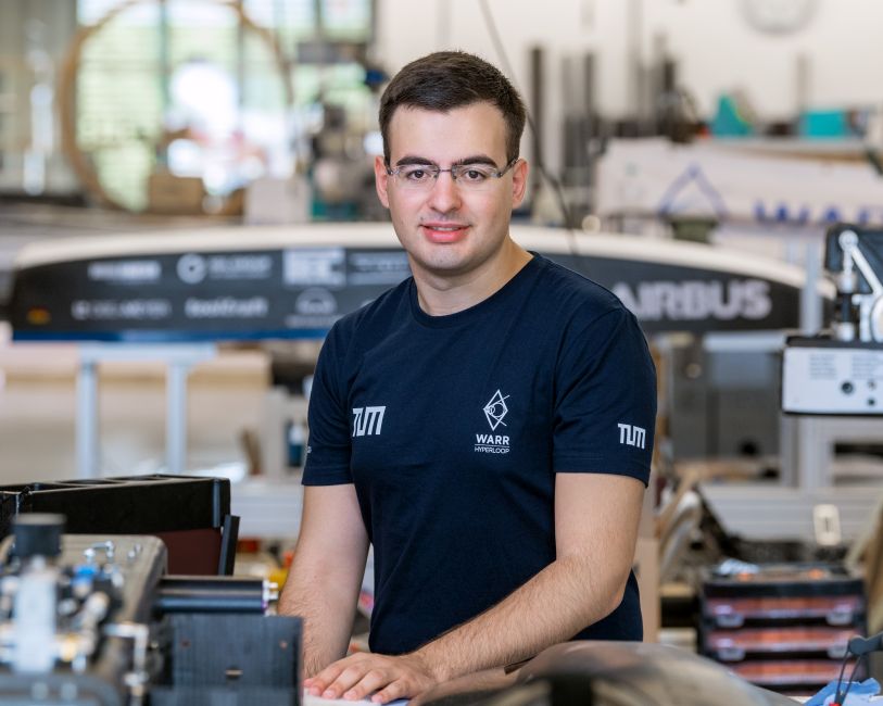 Gabriele Semino, team-leader of the WARR Hyperloop Team.