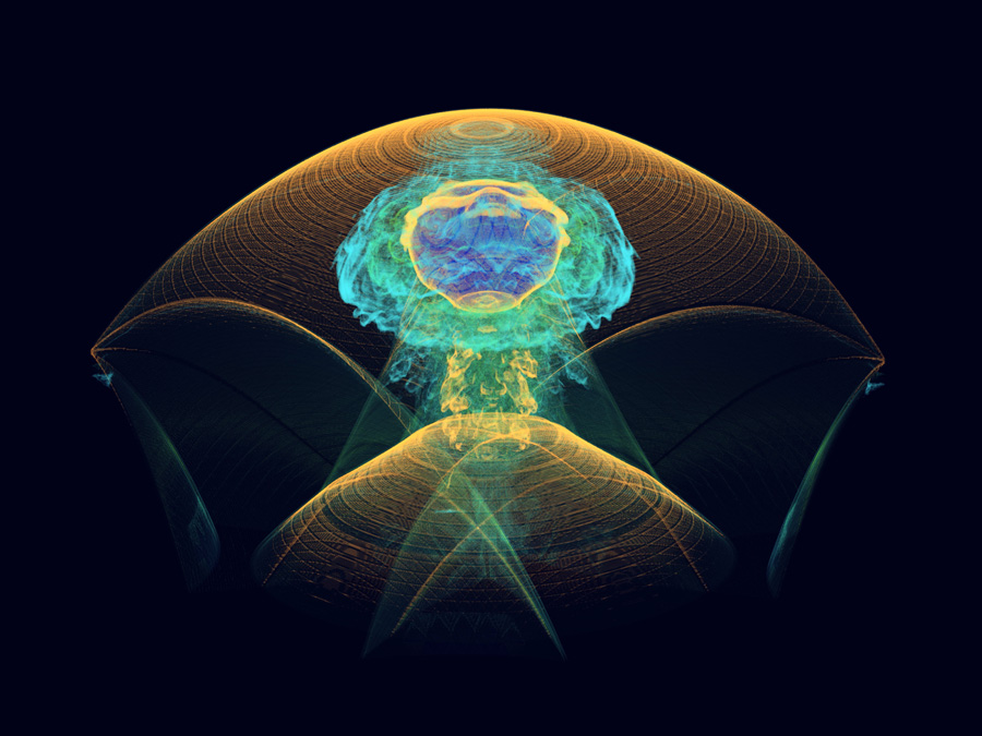 Breakup of a water droplet in air upon the impact of a compression shock