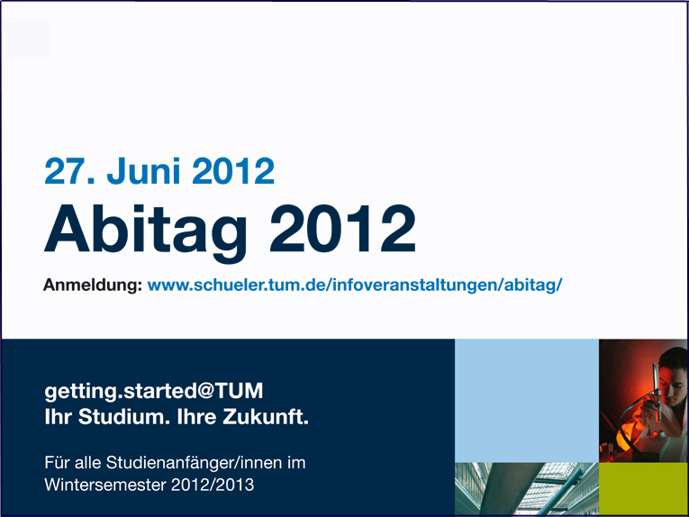 Abitag an der TUM Abitag an der TUM