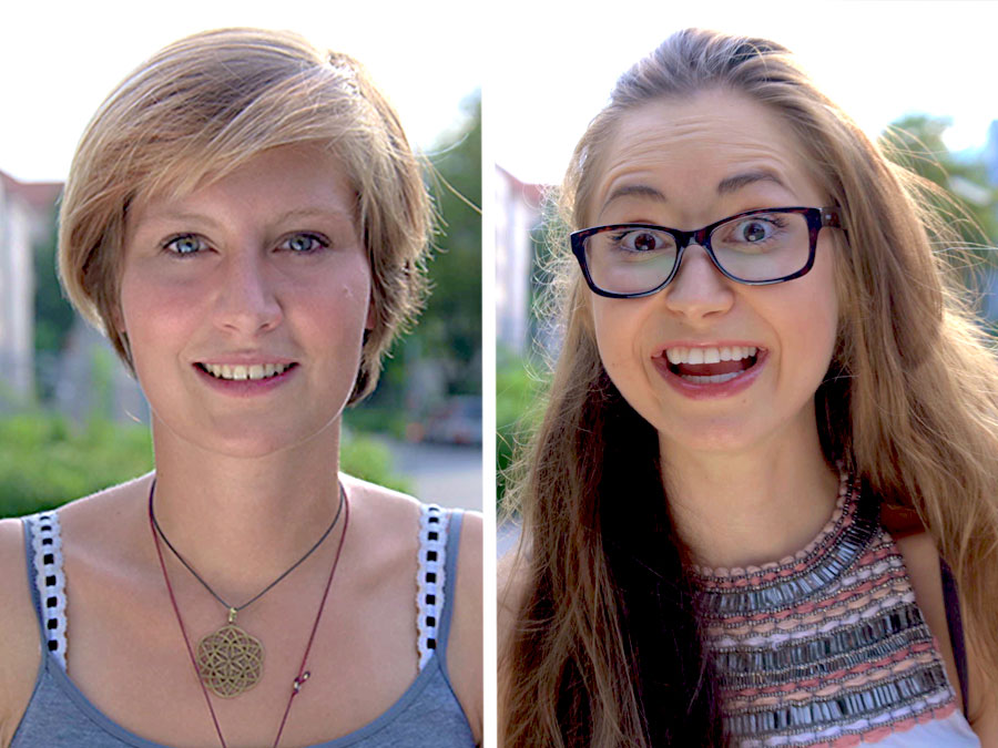 Elena und Veronica wurden von ARD-alpha bei ihrem Studienstart begleitet. (Foto: Pelle Film) Elena und Veronica wurden von ARD-alpha bei ihrem Studienstart begleitet. (Foto: Pelle Film)