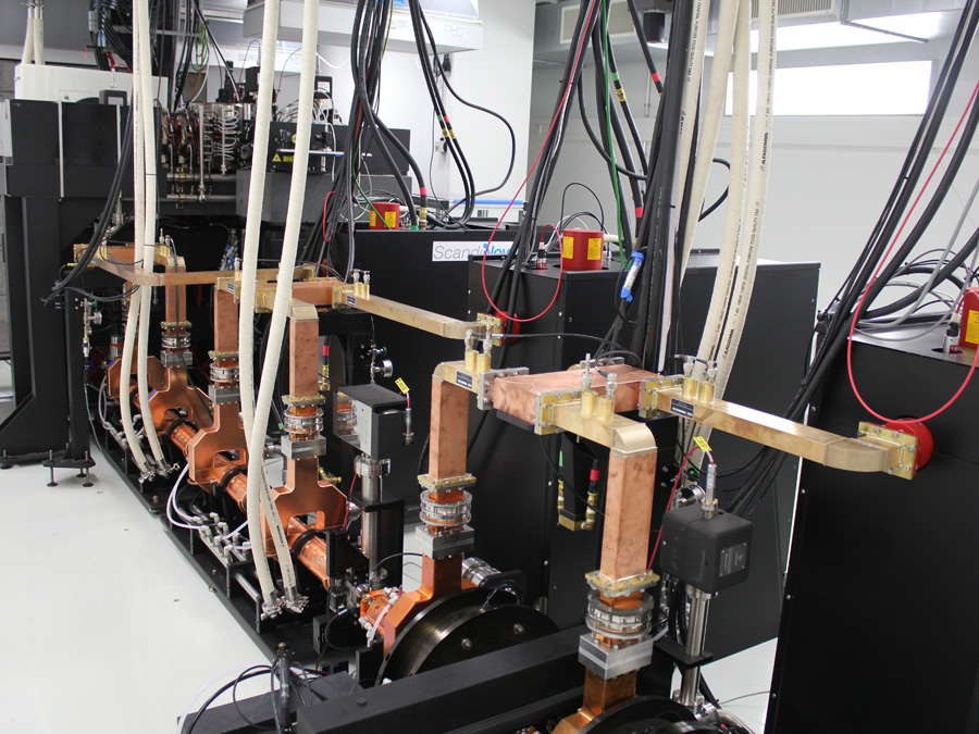 The new mini synchrotron "Munich Compact Light Source" is located in Garching at TUM Institute of Medical Engineering (IMETUM). (Photo: K. Achterhold / TUM)