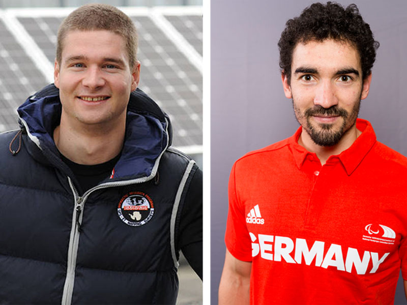 Johannes Lochner (on the left) and Lutz Klausmann. (Photo: Maren Willkomm / Ralf Kuckuck, DBS-Akademie) Johannes Lochner (on the left) and Lutz Klausmann.