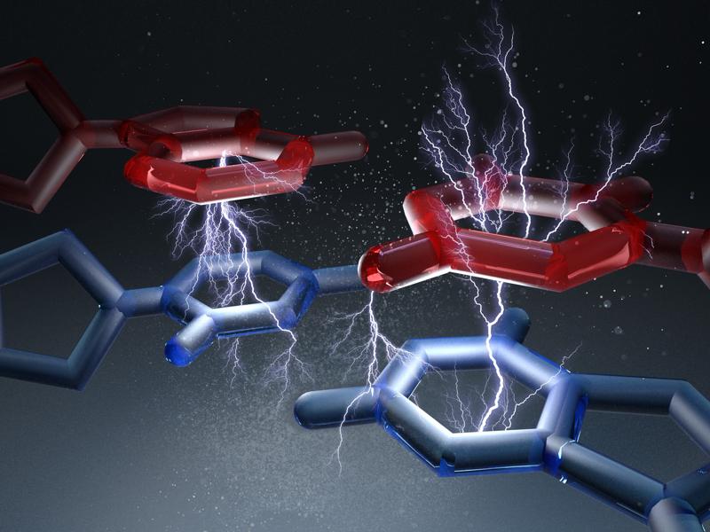 Illustration of base-pair bonding. (Christoph Hohmann & Hendrik Dietz/ Nano Initiative Munich/ TUM)