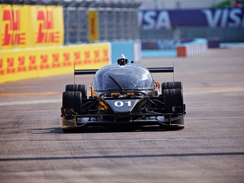 Der DevBot. (Foto: Roborace) Der DevBot.