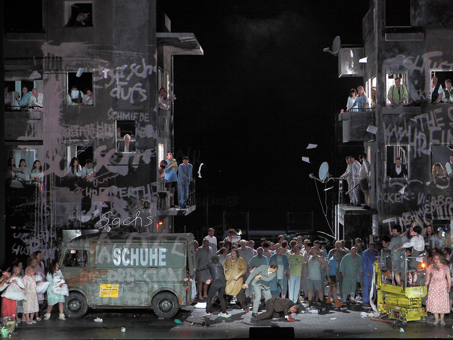 „Die Meistersinger von Nürnberg“ mit dem Ensemble der Bayerischen Staatsoper. (Bild: Bayerische Staatsoper / Wilfried Hösl)