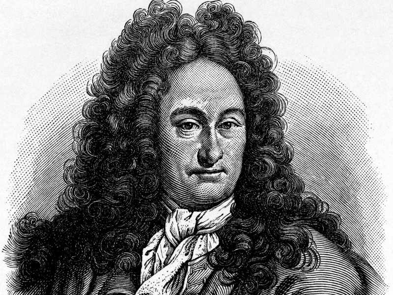 Gottfried Wilhelm Leibniz.