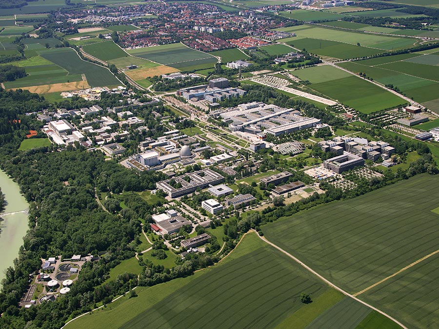 Forschungscampus Garching. Foto: Bavaria Luftbild / TUM