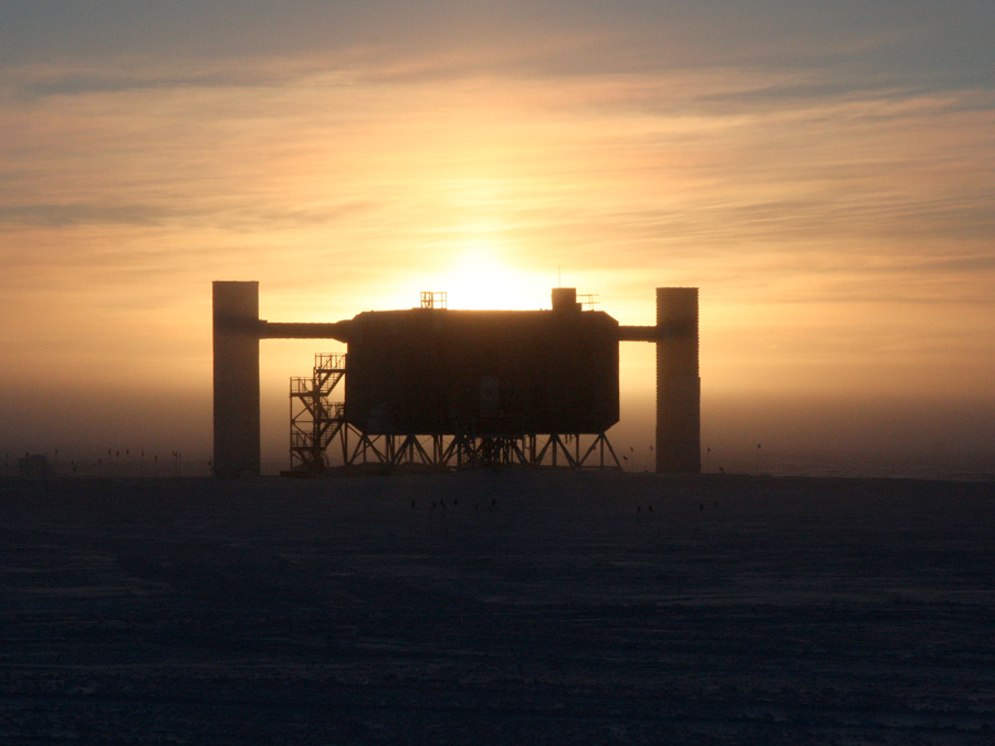 IceCube station in the Antarctic