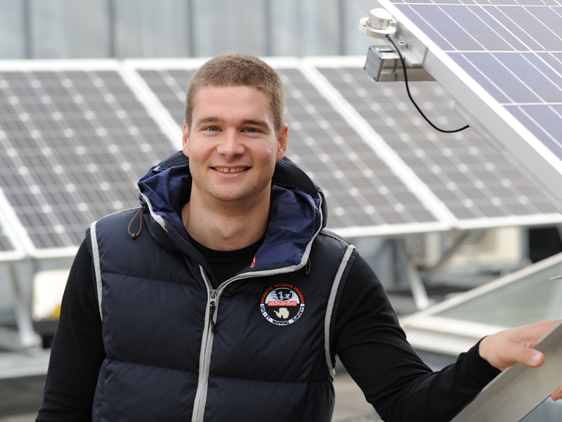 Johannes Lochner gehört zur deutschen Bobfahrer-Elite und studiert Elektrotechnik an der TU München.