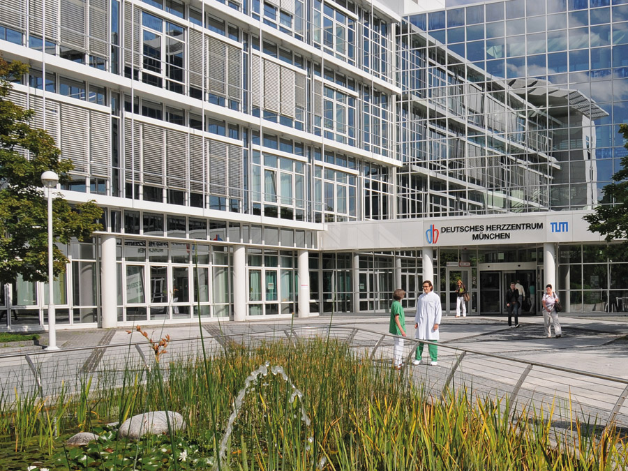 State-of-the-art medicine at Lazarettstrasse: For 40 years, patients have been receiving medical treatment in the German Heart Centre Munich. (Photo: German Heart Center Munich)