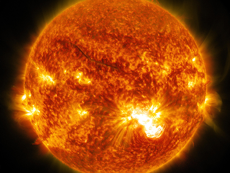 Neutrinos können Aufschluss über die inneren Vorgänge der Sonne geben.
