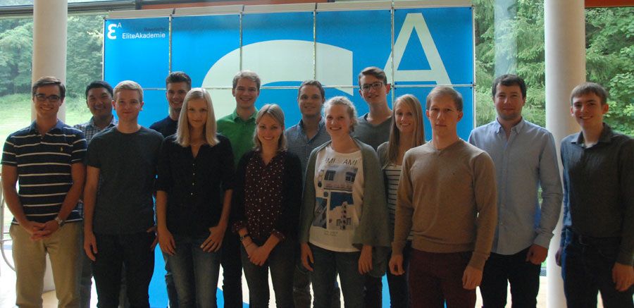 Studierenden der TU München im 17. Jahrgang der Bayerischen EliteAkademie - Foto: Bayerische EliteAkademie