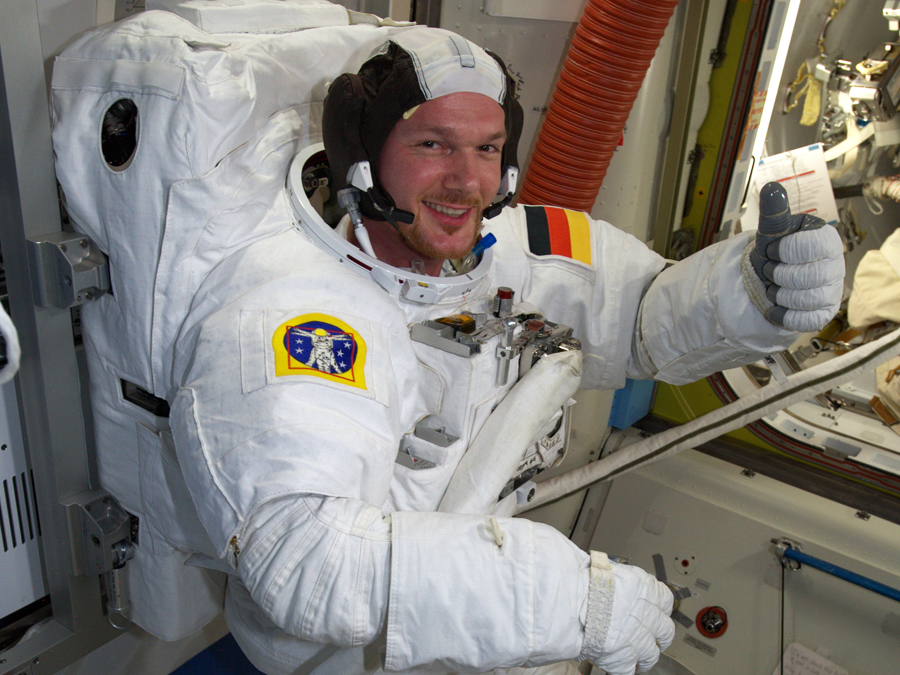 Esa-Astronaut Alexander Gerst (Bild: ESA/NASA) Esa-Astronaut Alexander Gerst