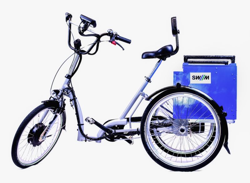 The E-Trike is to be included in the MVG Rad bike rental system. (Photo: Nicola Rettich / TUM) The E-Trike is to be included in the MVG Rad bike rental system.