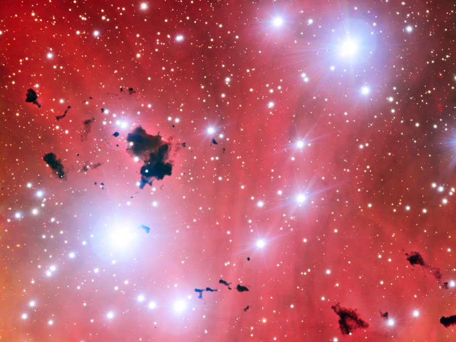 Blick durch das Very Large Telescope der Europäischen Südsternwarte ESO in den Sagittarius Arm der Milchstraße (Bild: ESO).