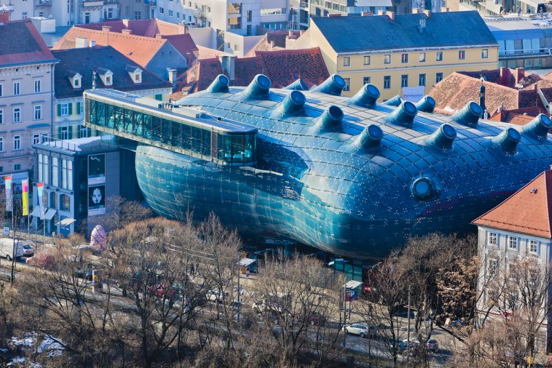 Das Kunsthaus Graz.