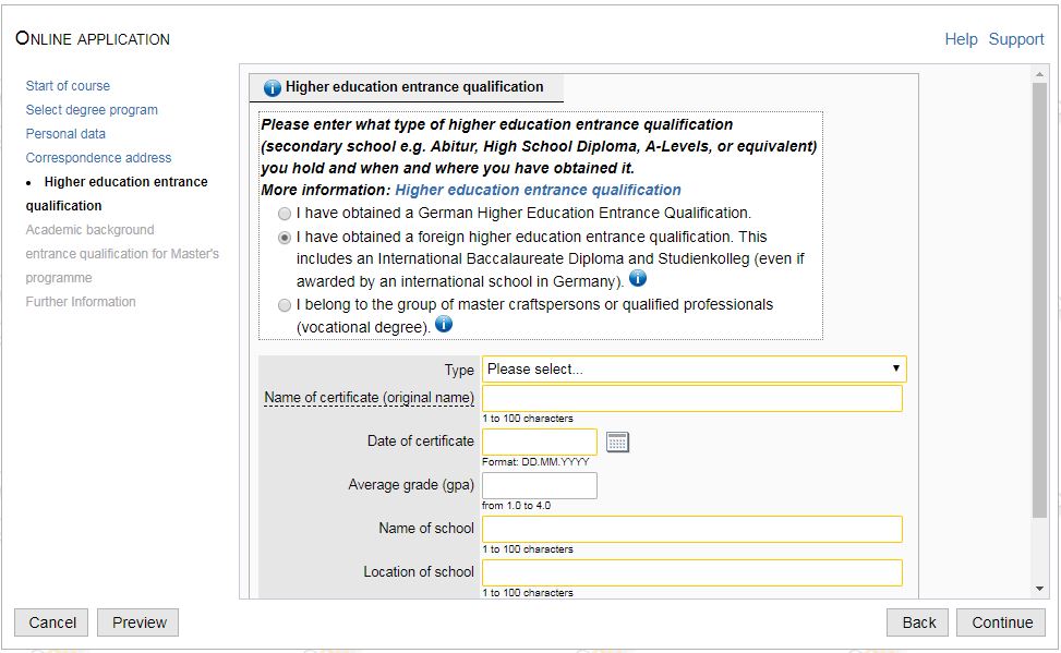 Online Application Bachelor Or Master Tum