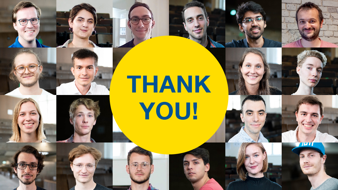Thank you! Thank you banner