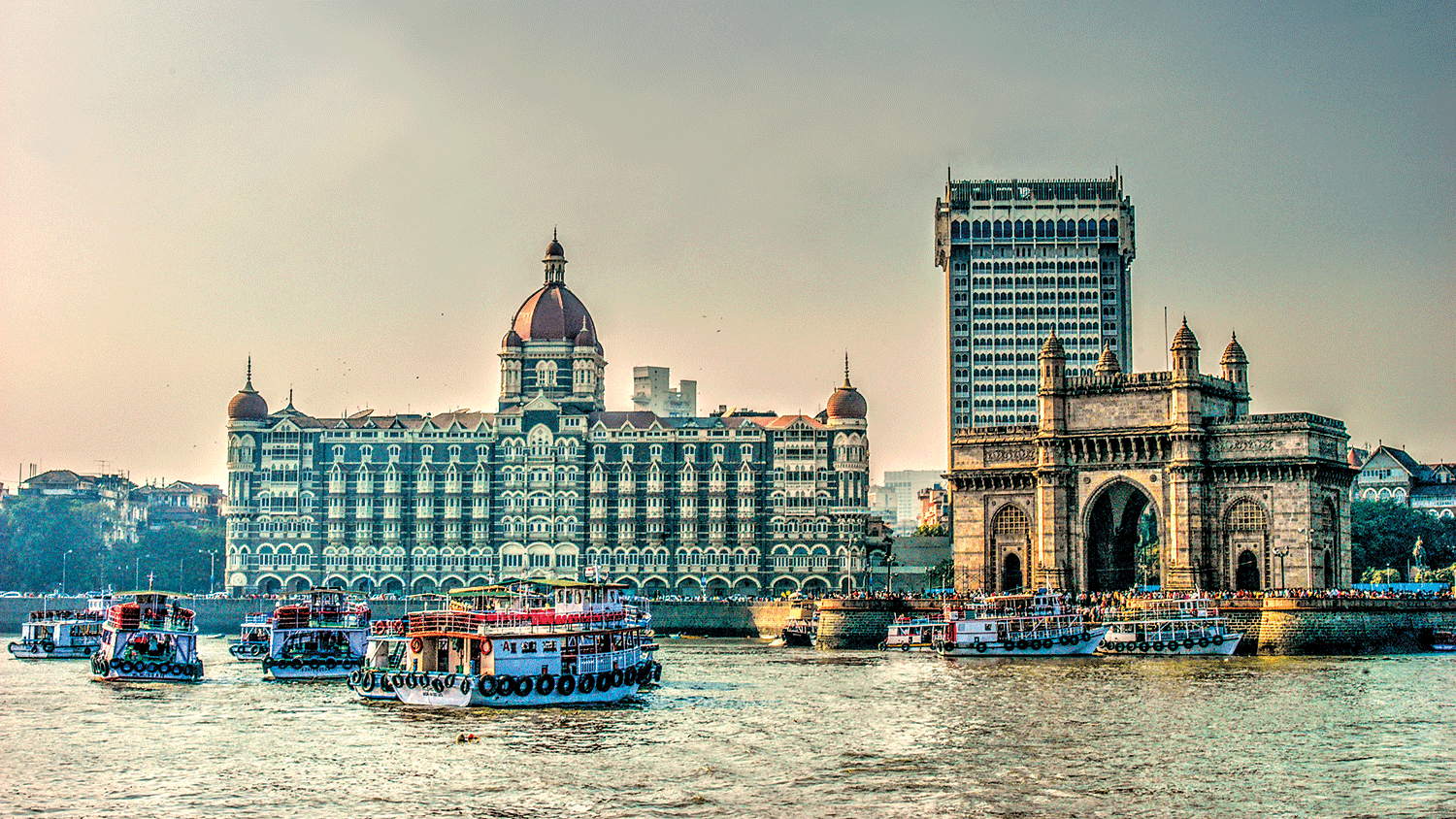 Gateway of India und Tajmahal Hotel, Mumbai