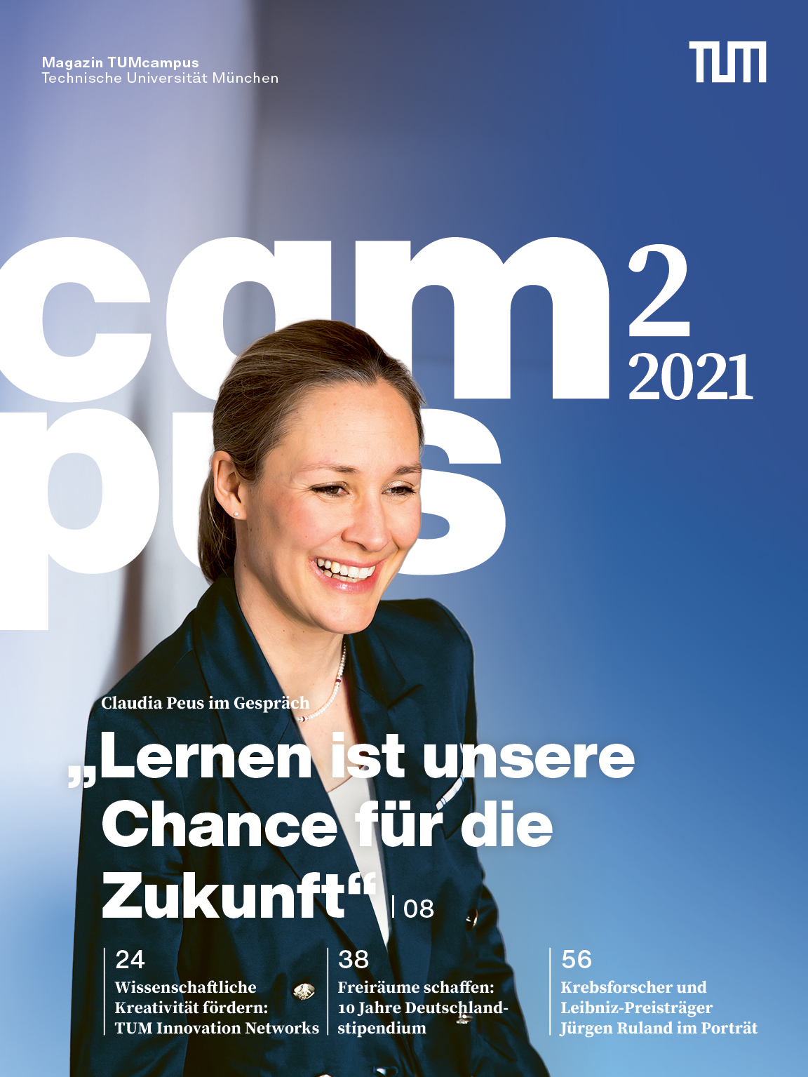 Titelseite TUMcampus 2/2021