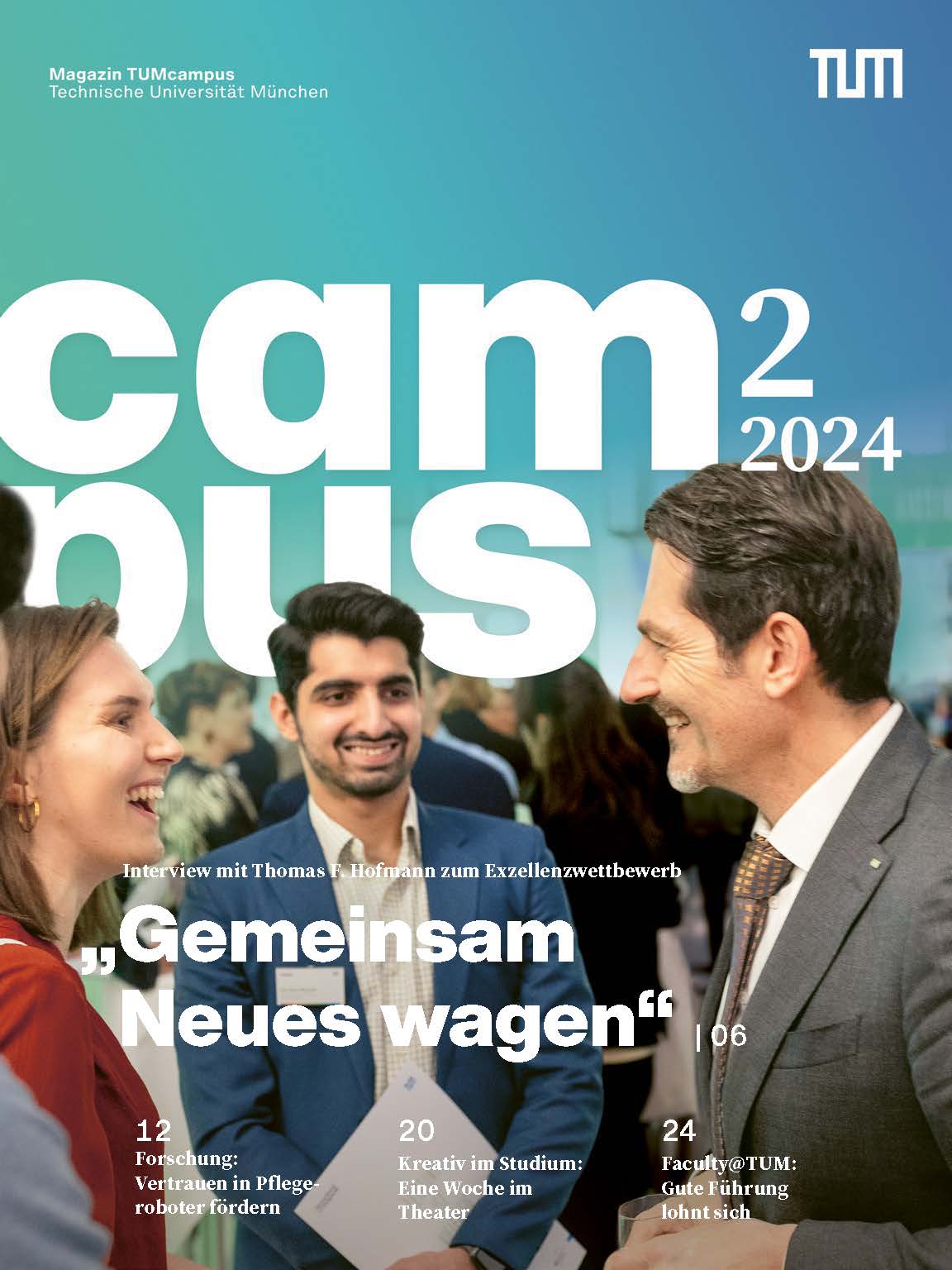 Titelbild Magazin TUMcampus 2/2024