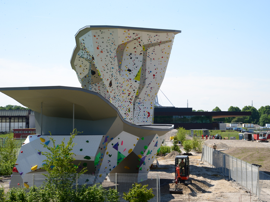 Climbing tower Olympiapark Munich