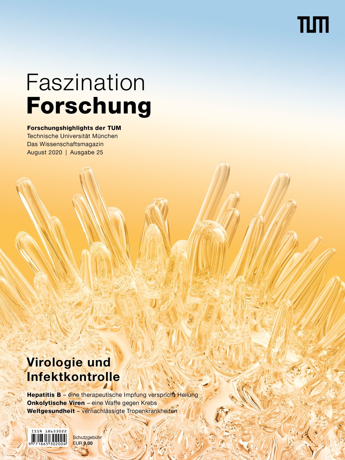 Titelseite des Magazins „Faszination Forschung“ Ausgabe 25