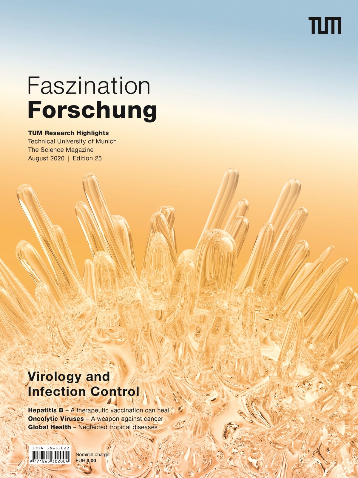 Cover page of “Faszination Forschung” magazine, edition 28