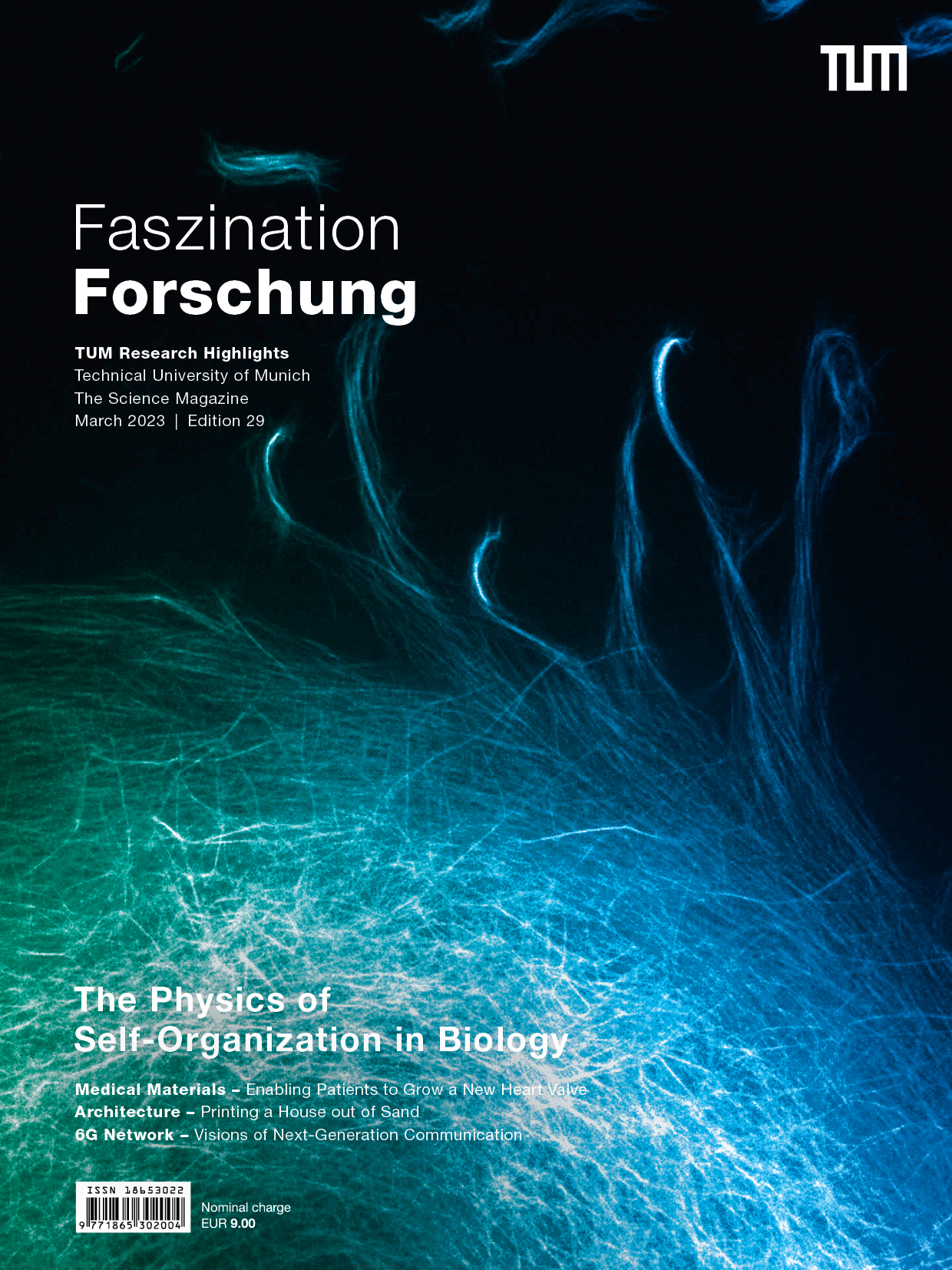 Cover page of “Faszination Forschung” magazine, edition 29